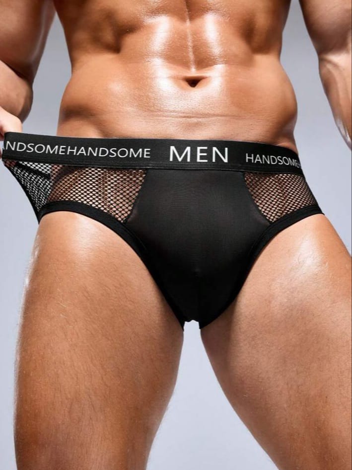 Men's Mesh Panel Briefs